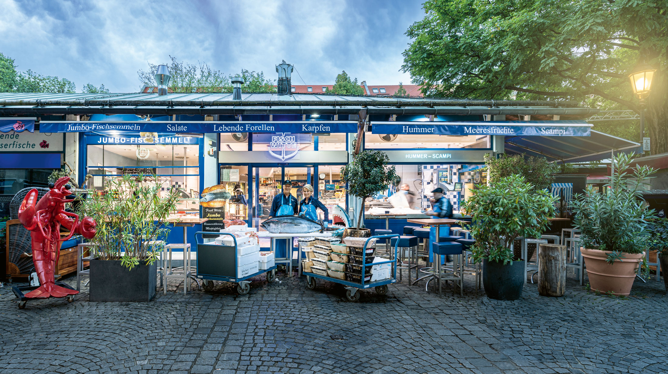 Fisch Witte | Top Stände am Viktualienmarkt in München | Mr. München | Foto: Fisch Witte Fisch Witte | Top Stände am Viktualienmarkt in München | Mr. München | Foto: Fisch Witte